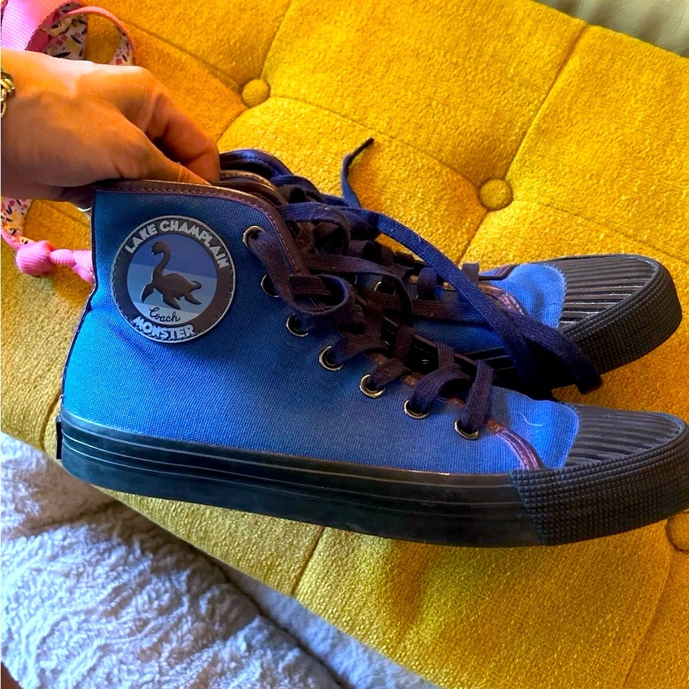 Coach Lake Champlain monster high top shoes, men’s size 7.5